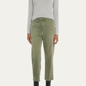 EUC AMO Green Crop Pants Size 28 / Size 8